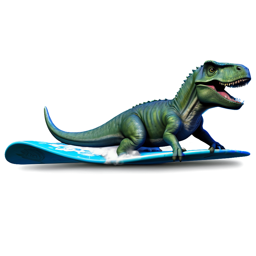 Dino Surfer Wave Png Yau