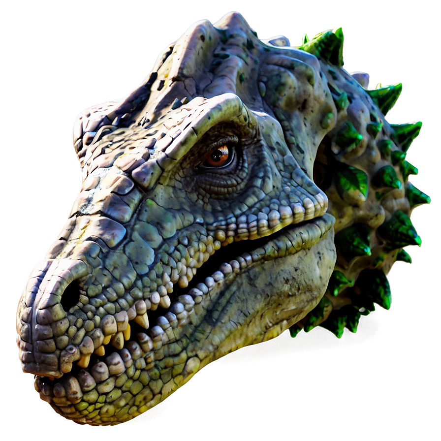 Dinosaur Head In Nature Png Roi