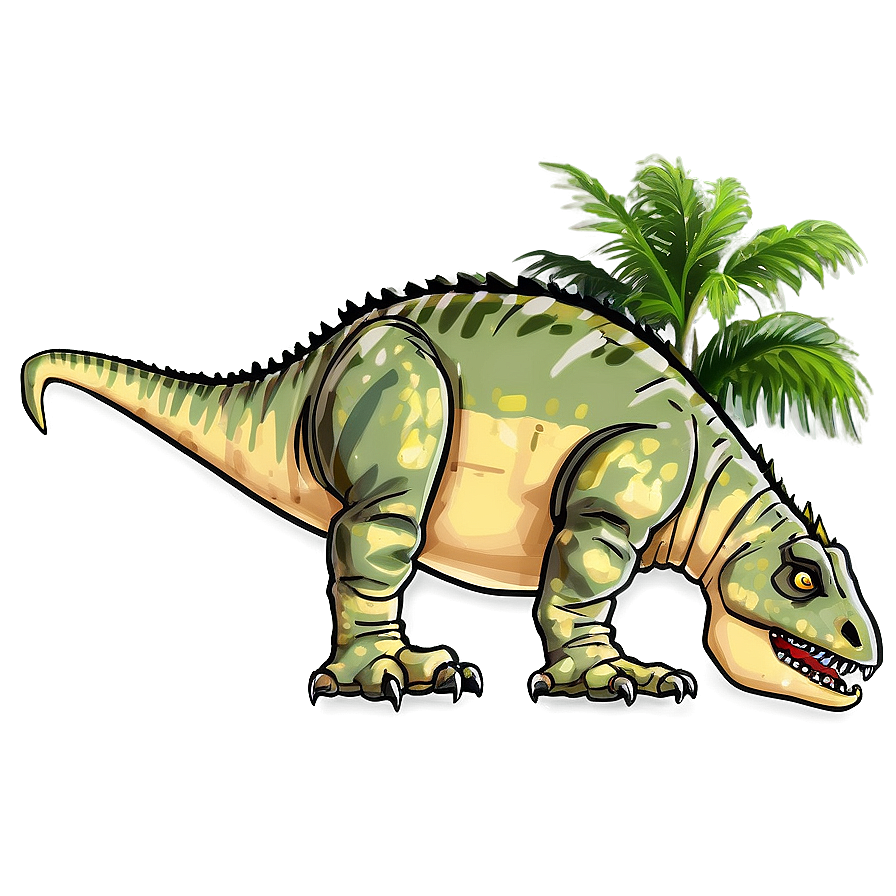 Dinosaur In Forest Png Dcw51