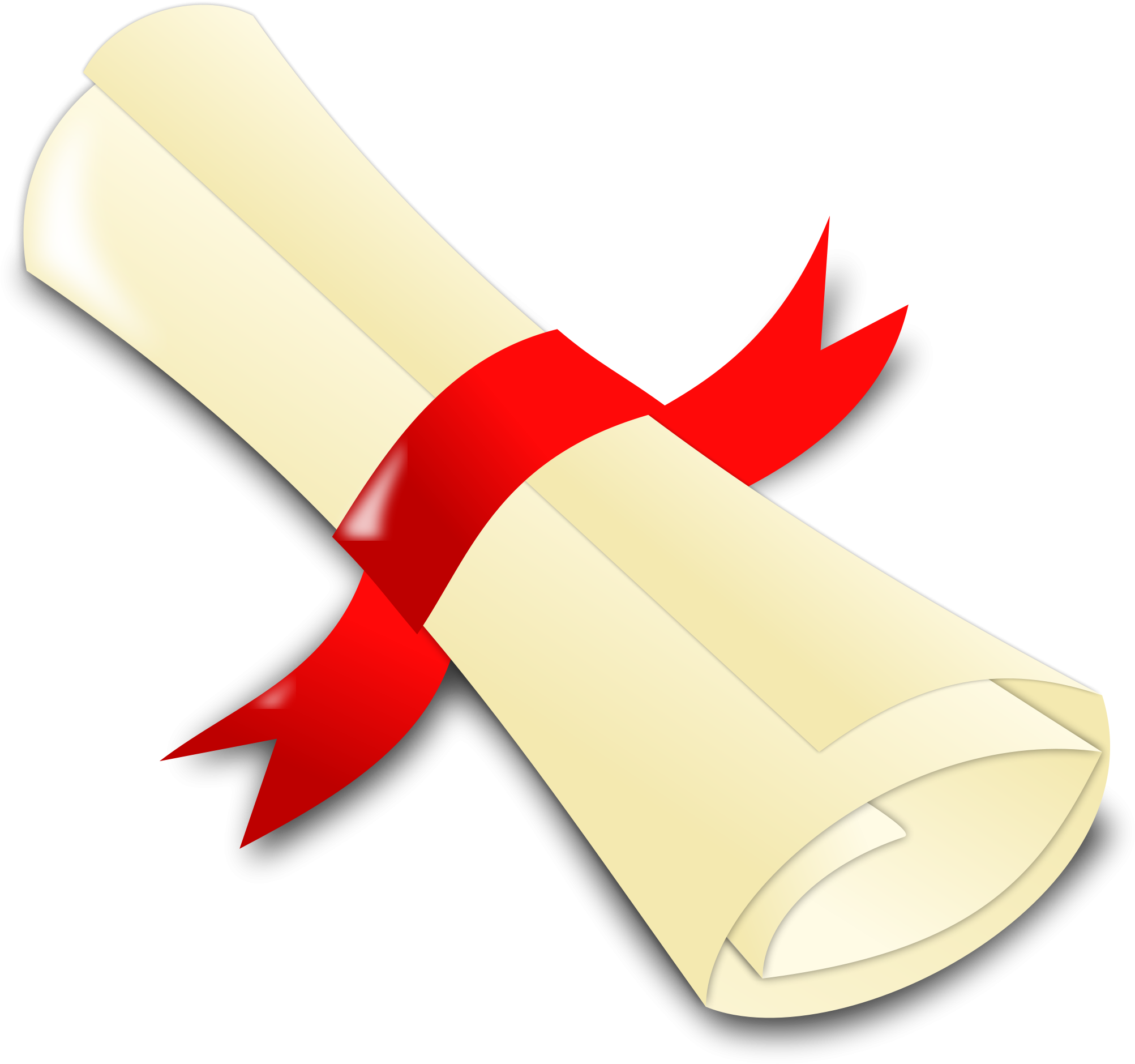 Diploma Clipart Transparent Background - Graduation Certificate Clipart, HD Png Download PNG with transparent background