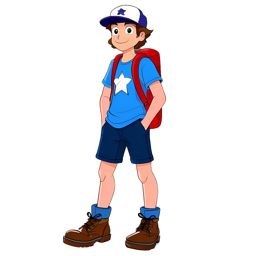 Dipper Pines Character PNG 06232024 PNG with transparent background