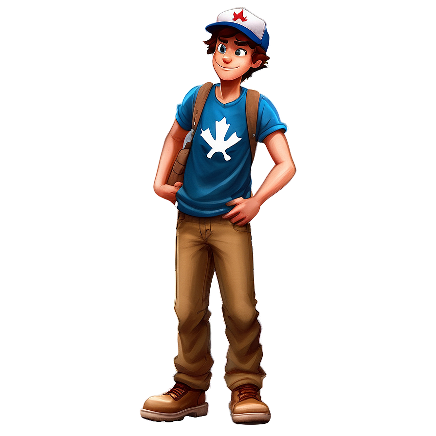Dipper Pines Character PNG vlp PNG with transparent background