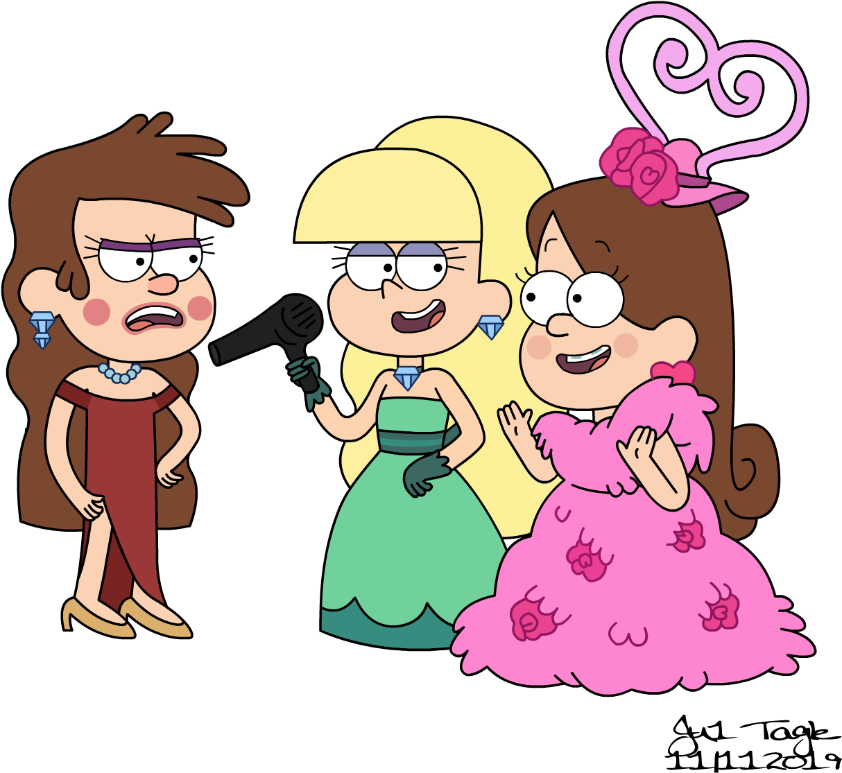 Dipper Pines Gets Dressed-up - Cartoon, HD Png Download PNG with transparent background