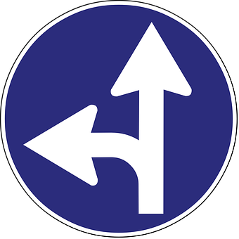 Directional Sign Arrows PNG with transparent background
