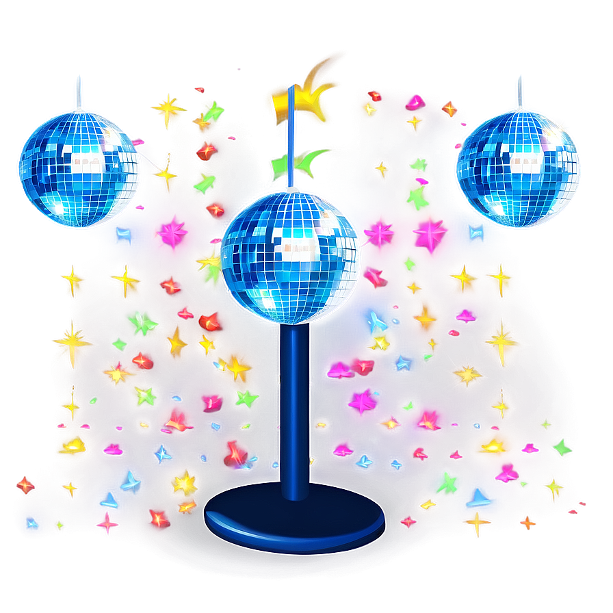 Disco Ball Sparkle Fiesta.png PNG with transparent background