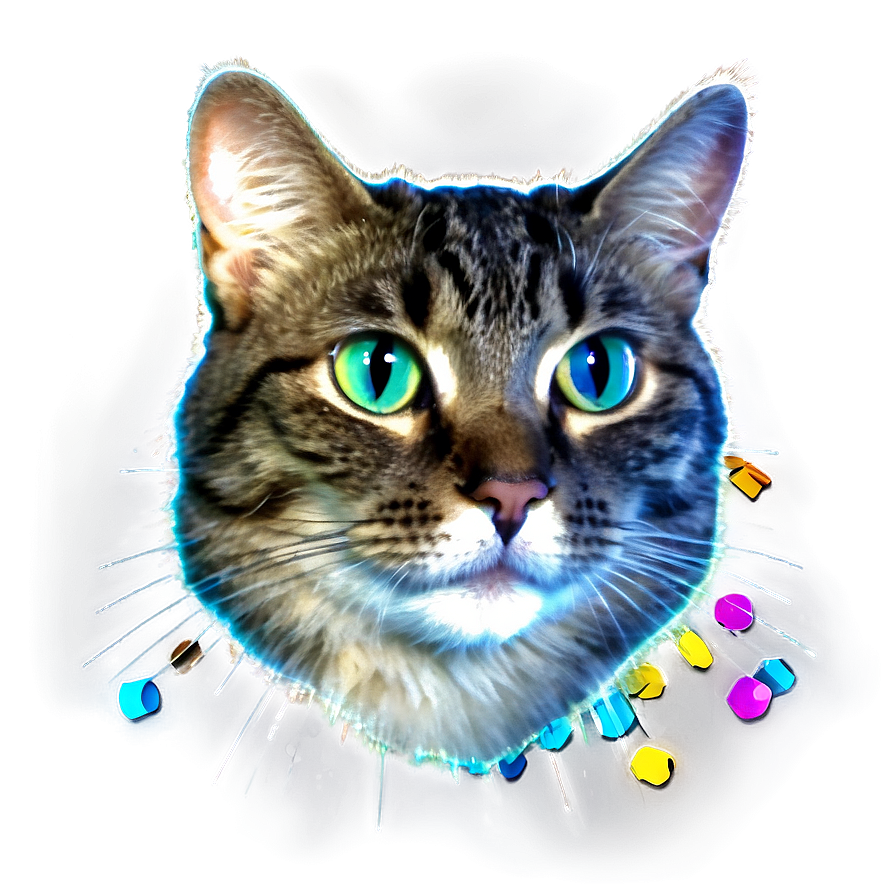 Disco Cat Filter Png Oys5