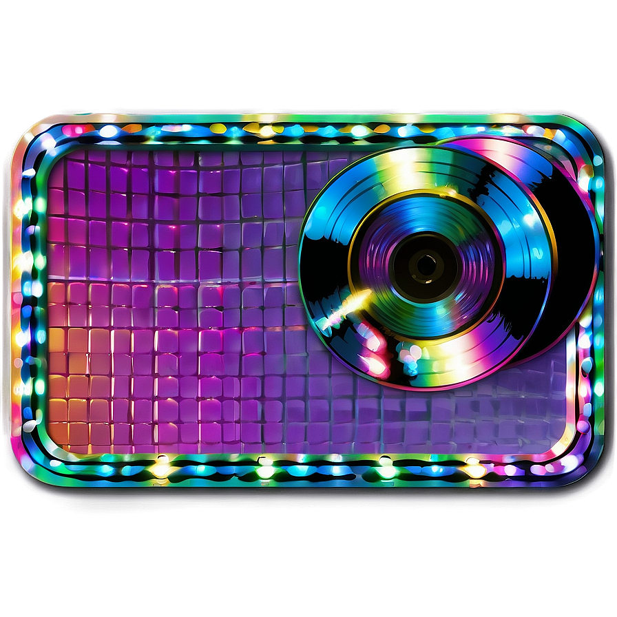 Disco Music Album Cover Png Gpt