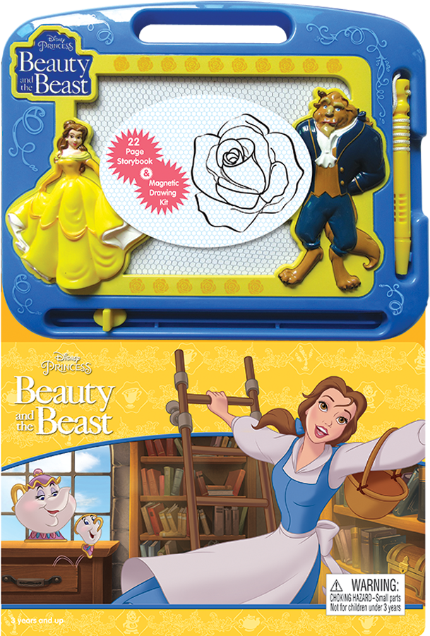 Disney Beauty And Beast Writing Pad With Magnetic Pen, HD Png Download PNG with transparent background