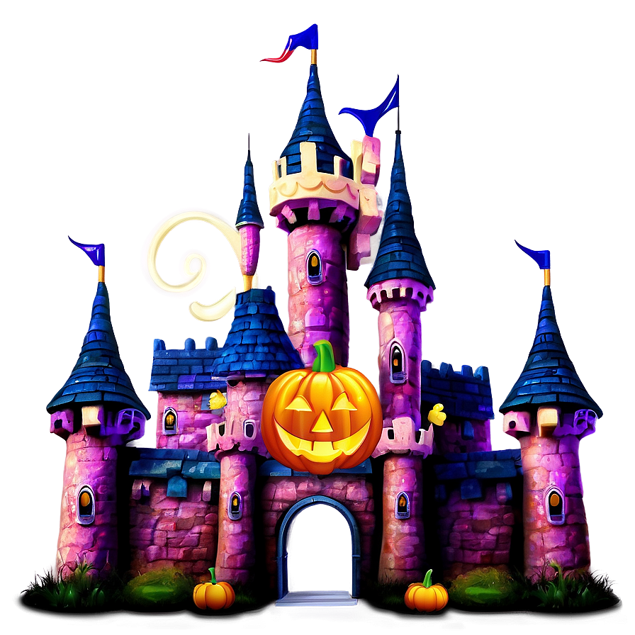 Disney Castle Halloween Theme Png Dtx