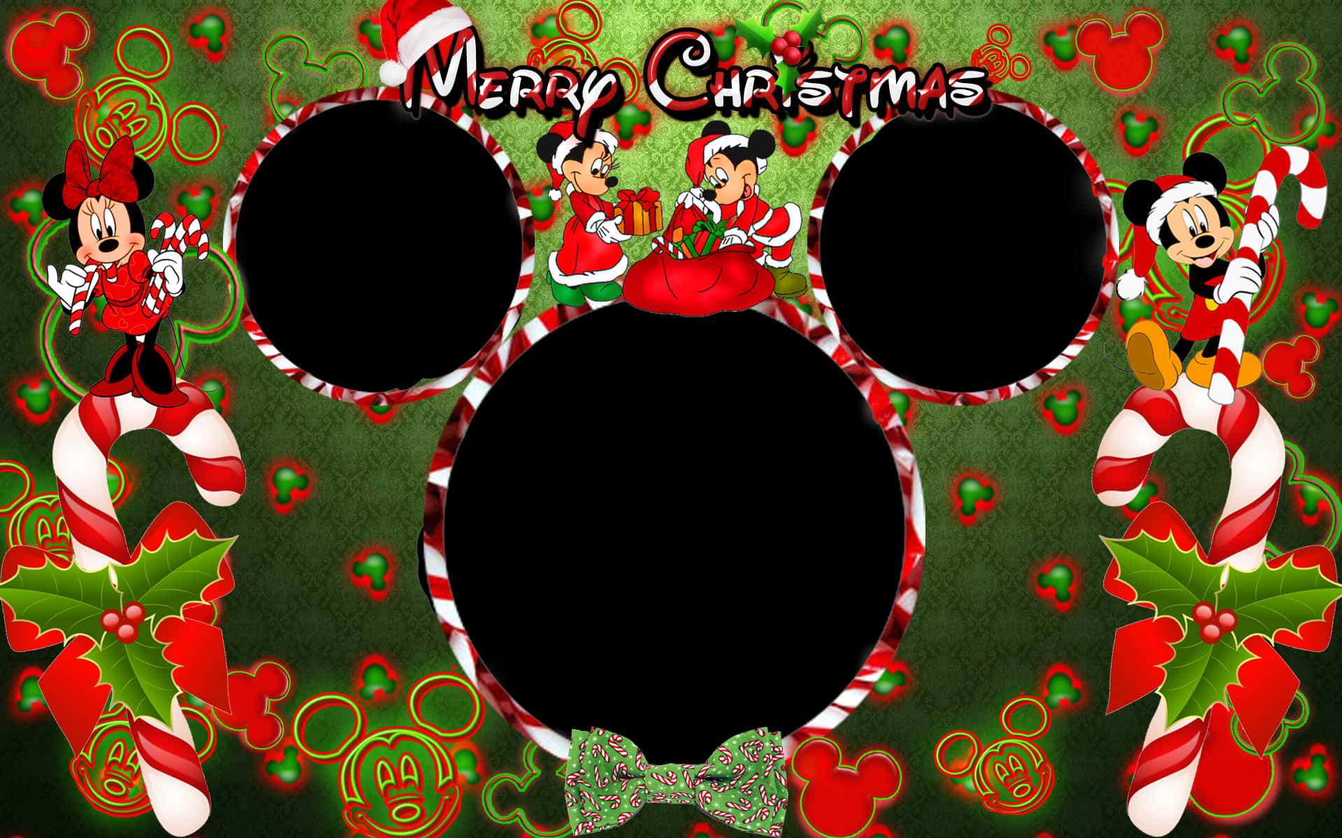 Disney Christmas Photo Border