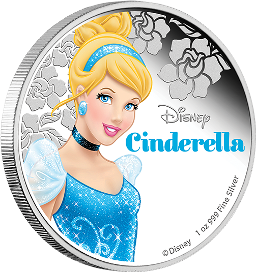 Disney Cinderella Silver Coin