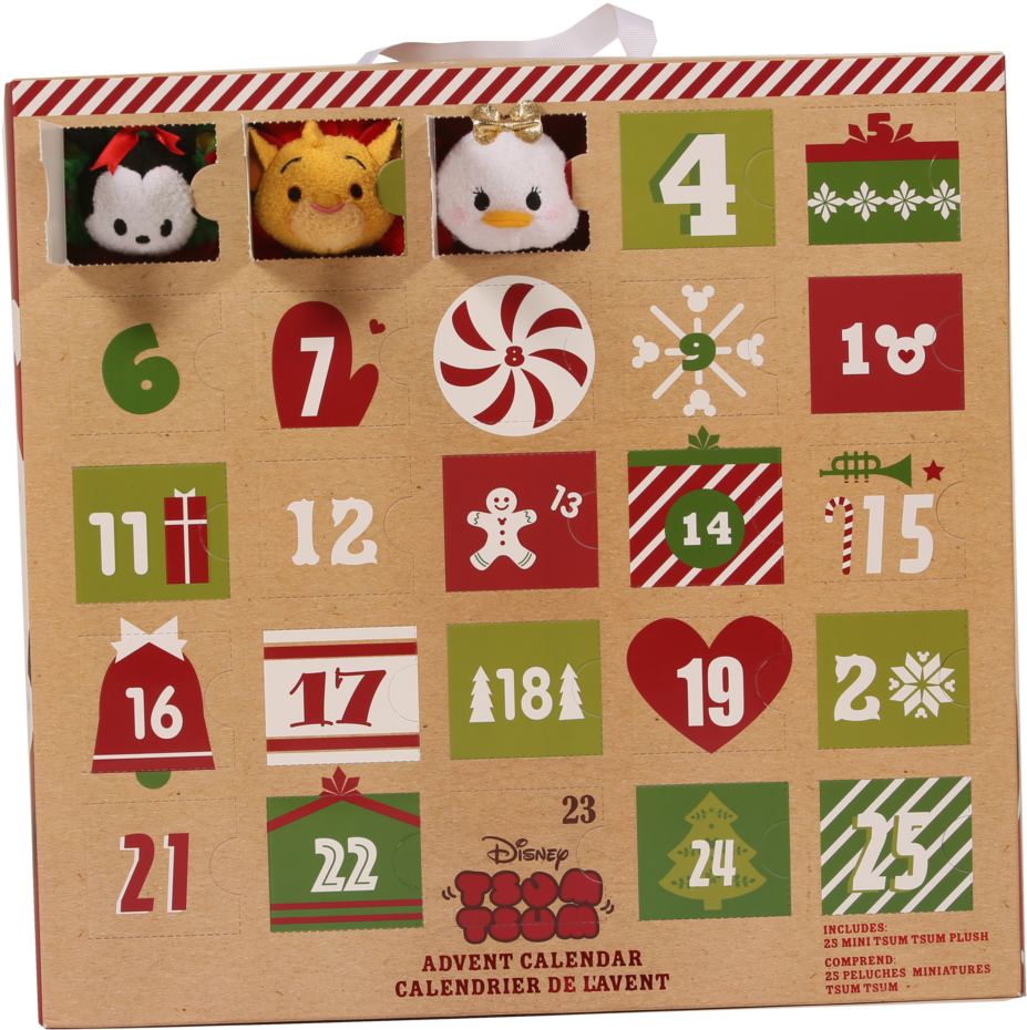 Tsum Advent X3 - Disney Tsum Tsum Plush Advent Calendar, HD Png Download PNG with transparent background