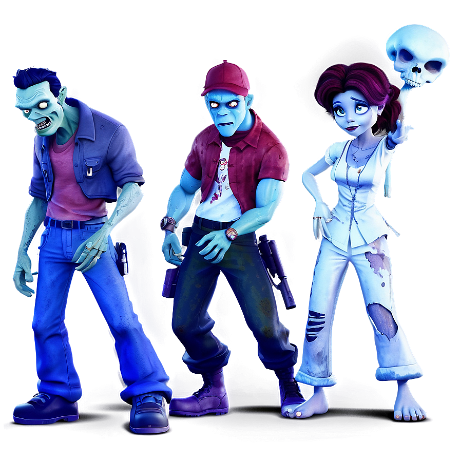 Disney Zombies Characters Group Shot Png Bit79