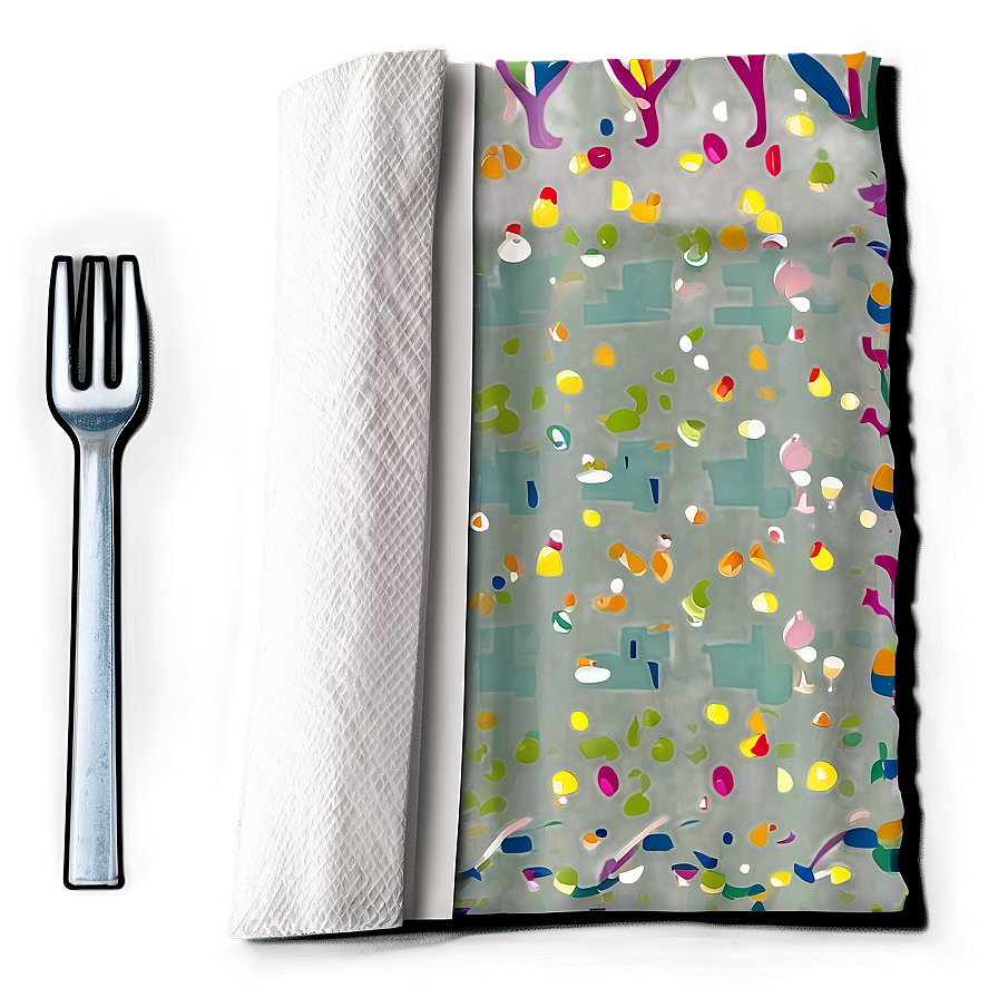 Disposable Party Napkin PNG 05252024 PNG image with a transparent background, free high-resolution download