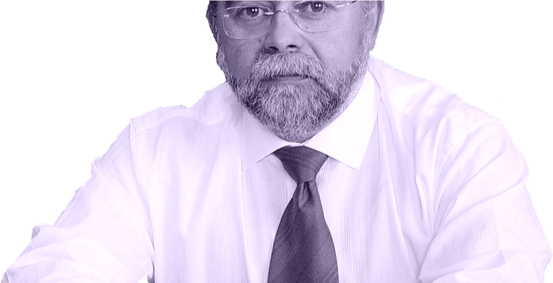 Distinguished Gentleman Portrait PNG with transparent background