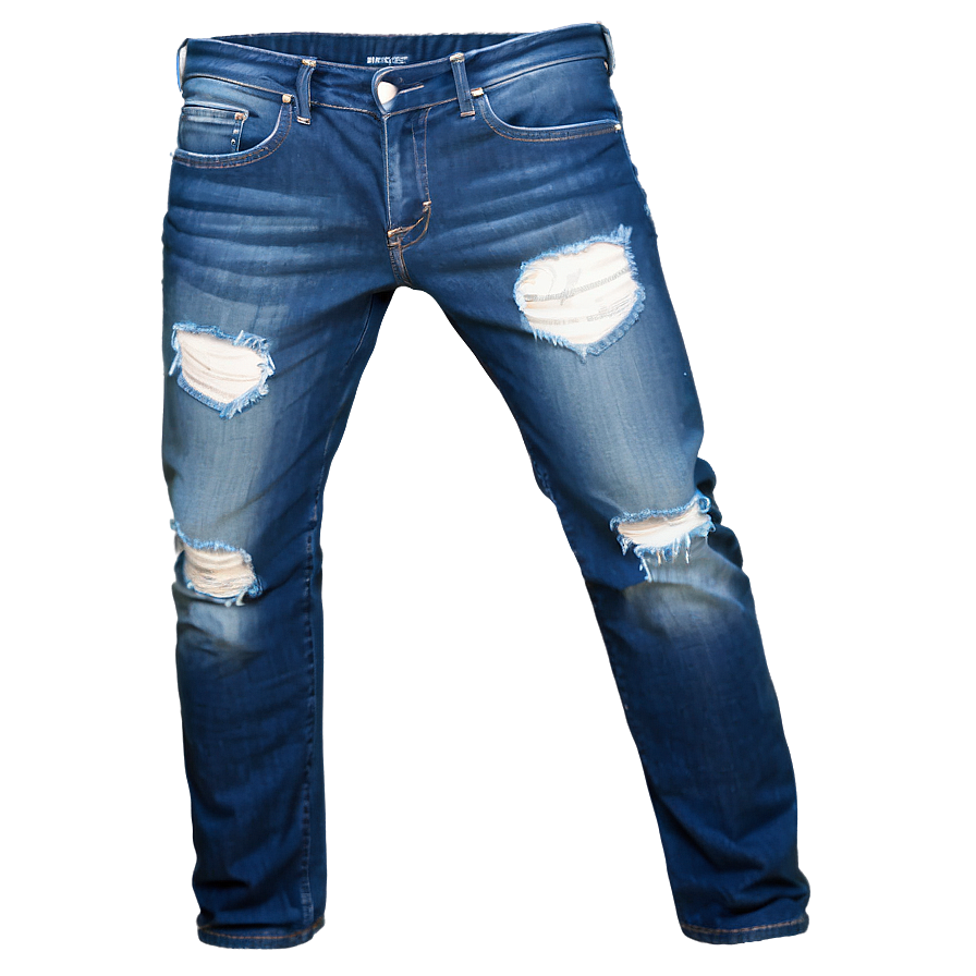 Distressed Blue Denim Png 75