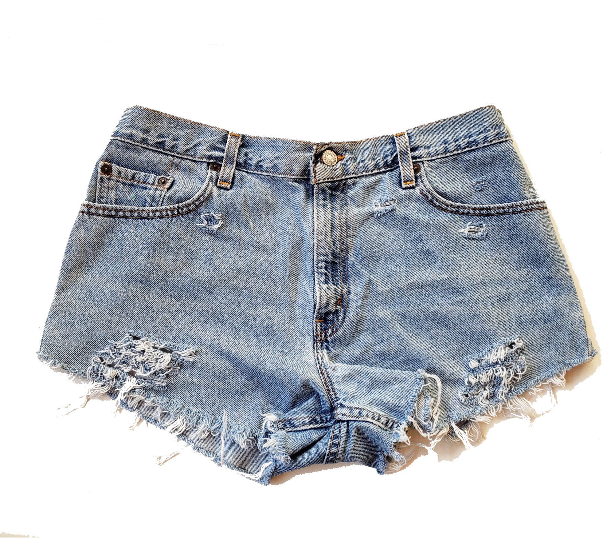 High Waist Vintage Levi's Denim Shorts 'Class='lazyload - Levis Jean Short Png, Transparent Png PNG image with a transparent background, free high-resolution download
