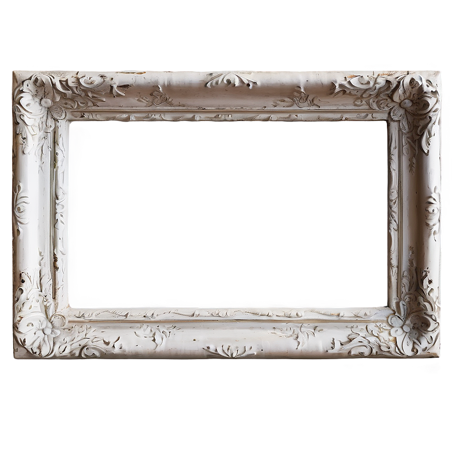 Distressed Picture Frame PNG 05042024 PNG image with a transparent background, free high-resolution download