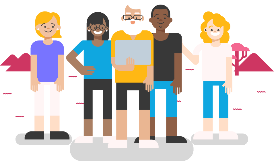 Transparent Groups Of People Png - Cartoon, Png Download PNG with transparent background