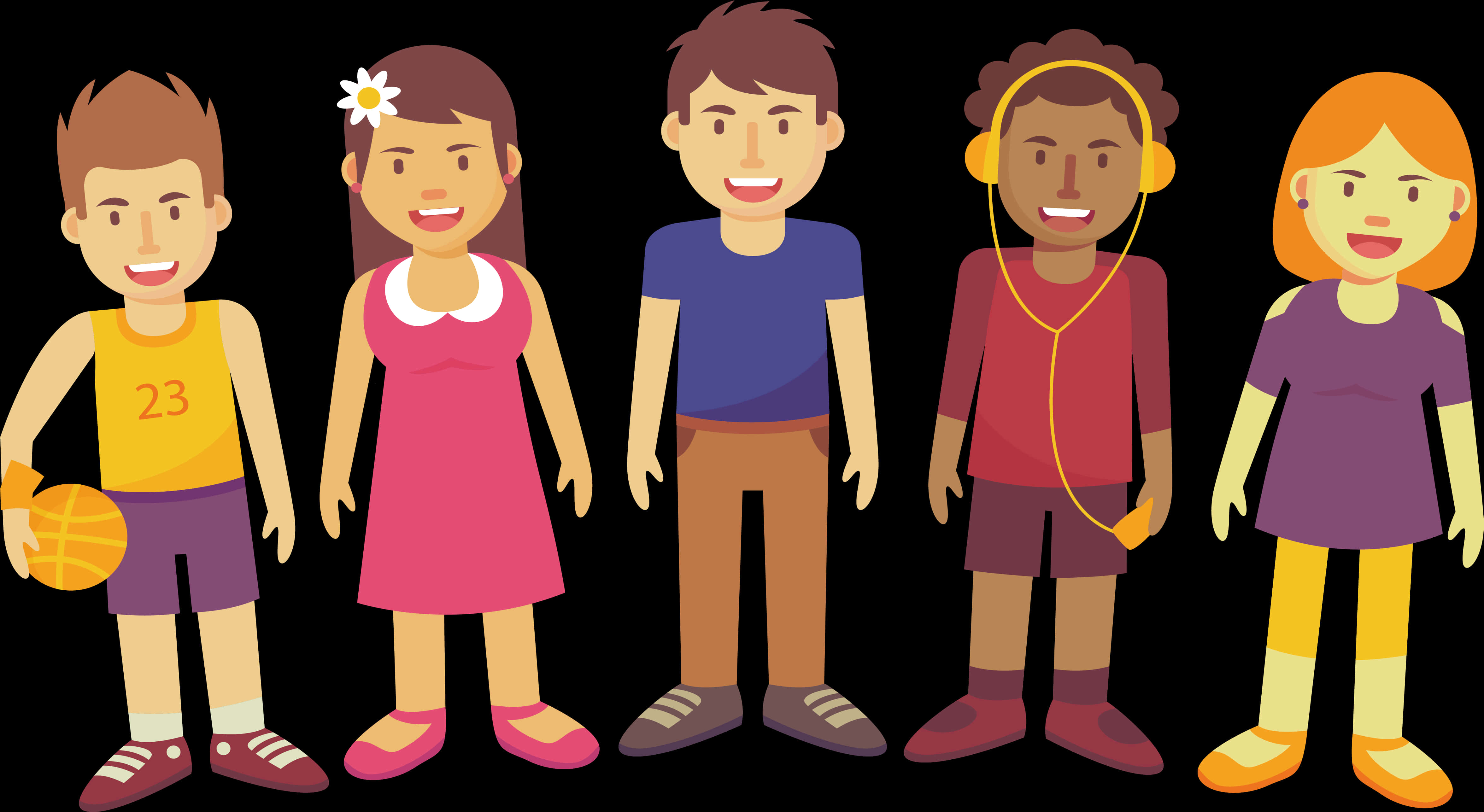 Party With Friends Png - Group Of Friends Png, Transparent Png PNG with transparent background