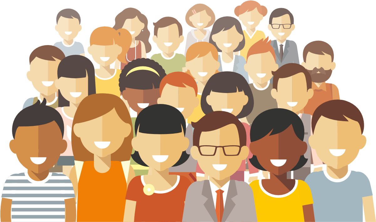 Transparent Group Of People Png - Multicultural Society, Png Download PNG with transparent background