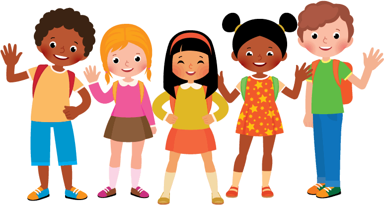 Children Of Different Races Clipart, HD Png Download PNG with transparent background