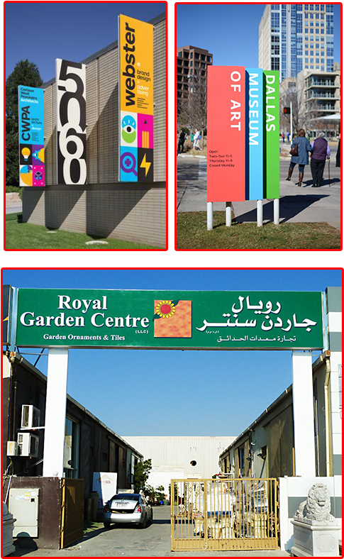 Diverse_ Signboards_ Collection