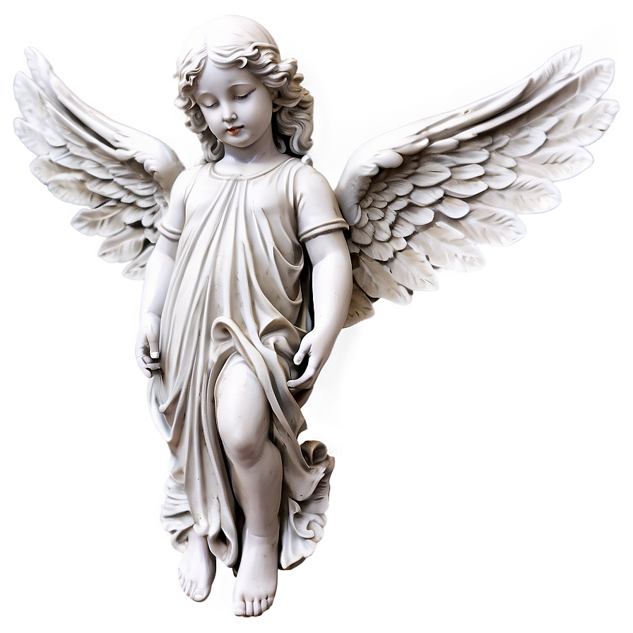 Divine Angel Sculpture Png 06202024