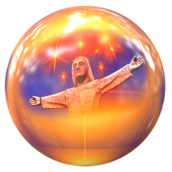 Divine Light Embrace Jesus PNG with transparent background