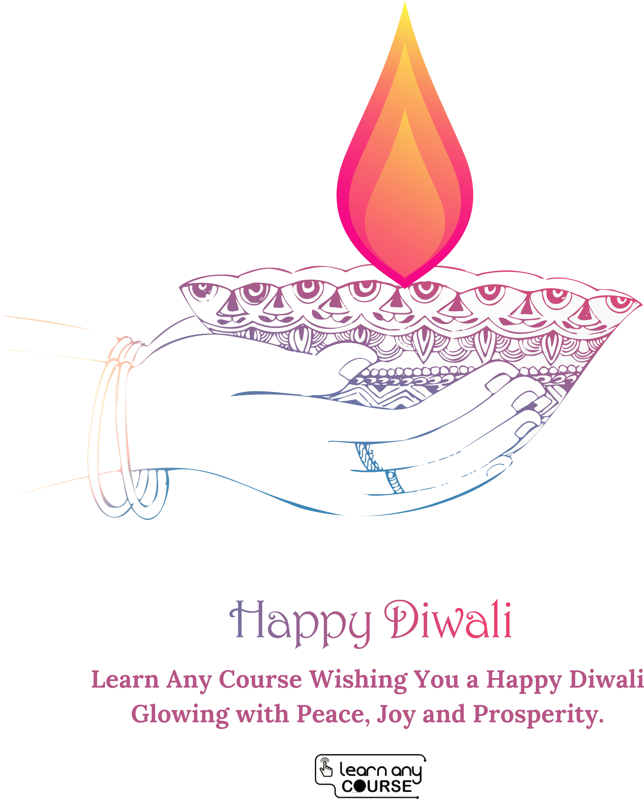 Diwali Greeting Card Design PNG with transparent background