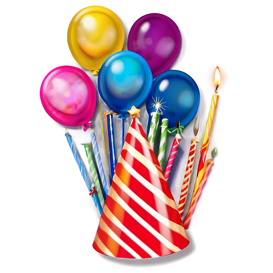 DIY Birthday Hat PNG jor PNG image with a transparent background, free high-resolution download