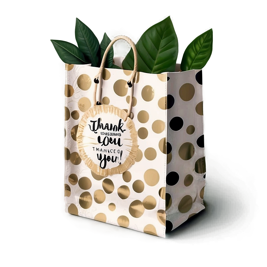 Diy Style Thank You Bag Png Bcp