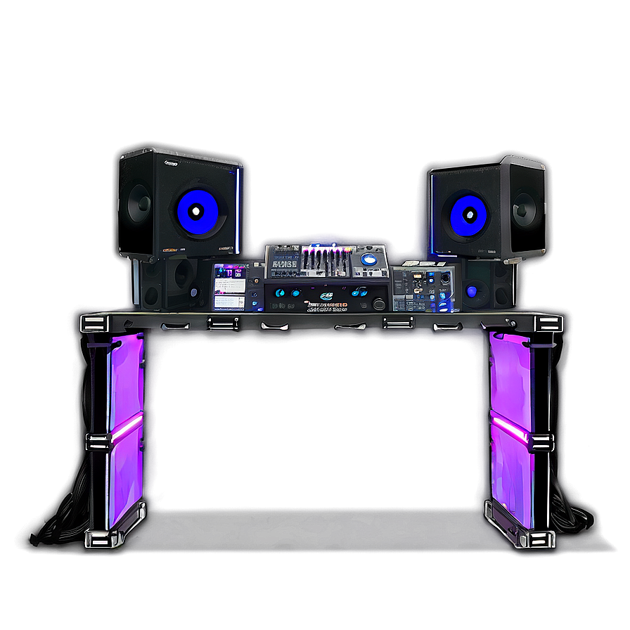 DJ Booth Setup PNG odx PNG with transparent background