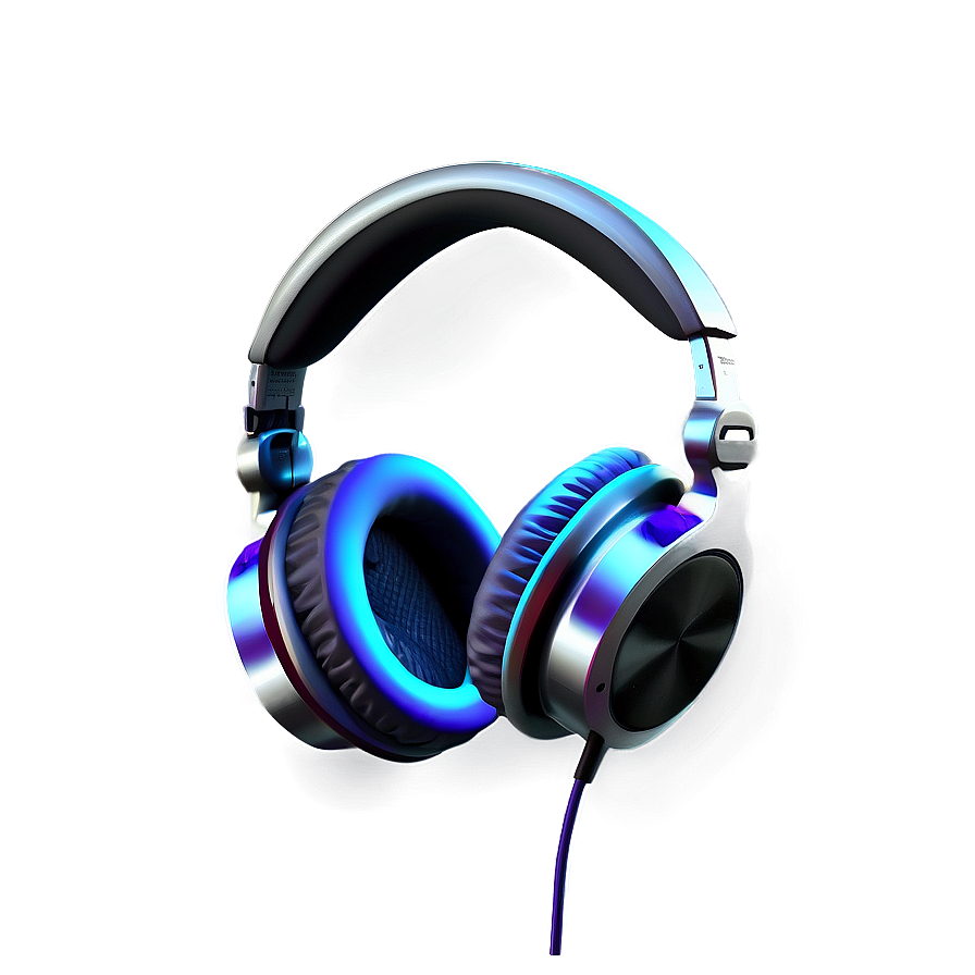 Dj Headphones On Dark Background Png Pml