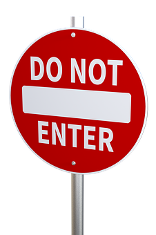 Do Not Enter Sign PNG with transparent background