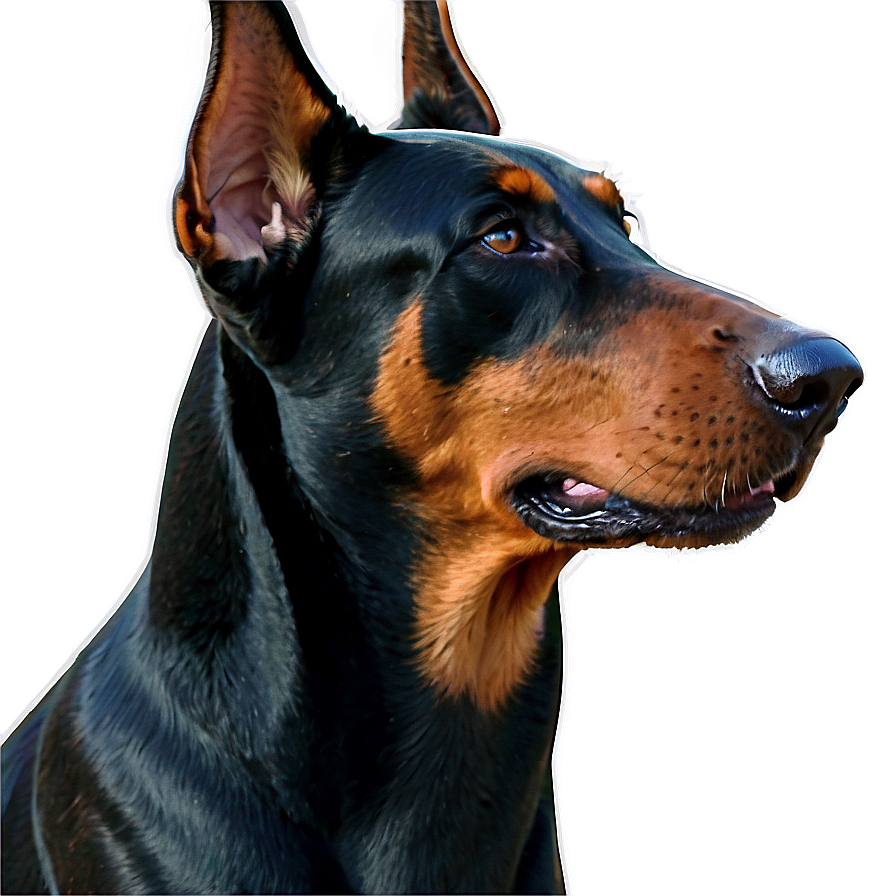 Doberman Dog Head Png 06212024