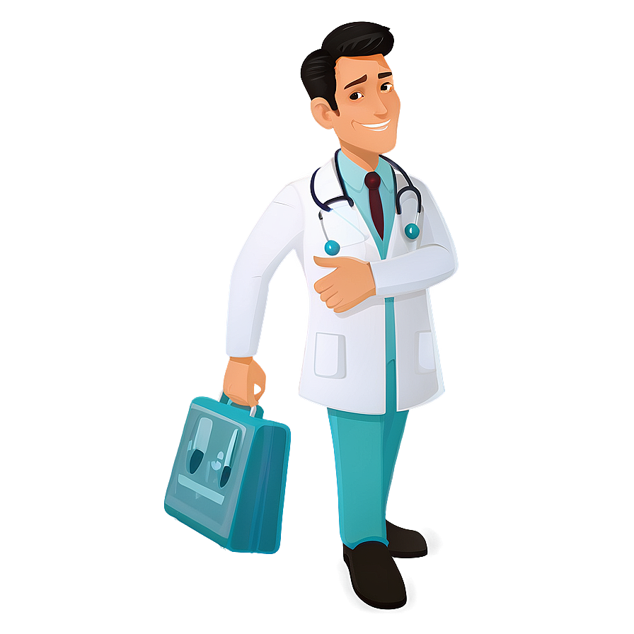 Doctor Cartoon Character PNG 48 PNG image with a transparent background, free high-resolution download