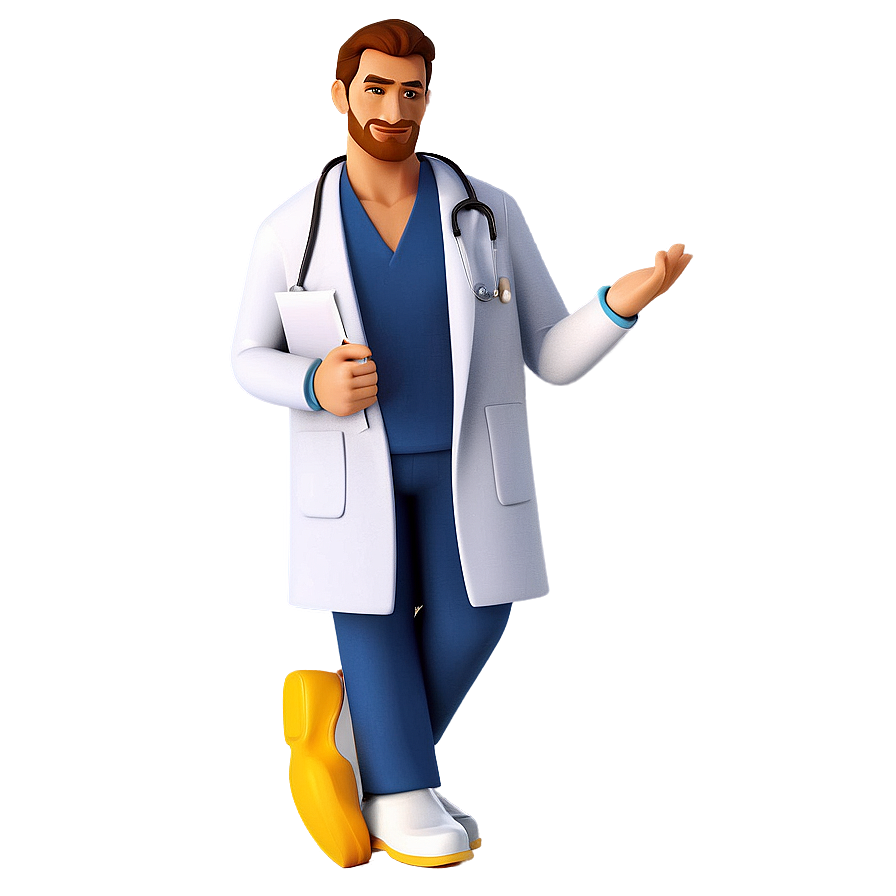 Doctor Cartoon Character PNG see PNG image with a transparent background, free high-resolution download