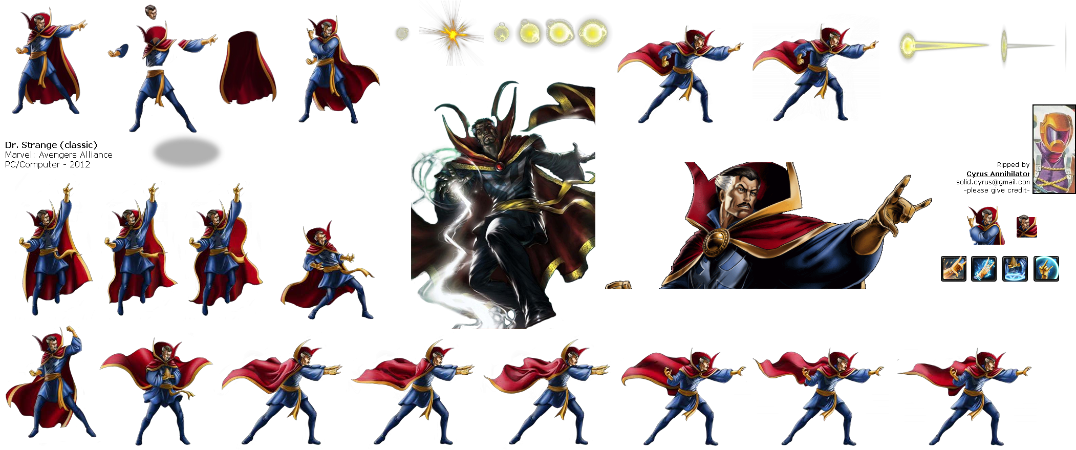 Doctor Strange Character Spritesheet