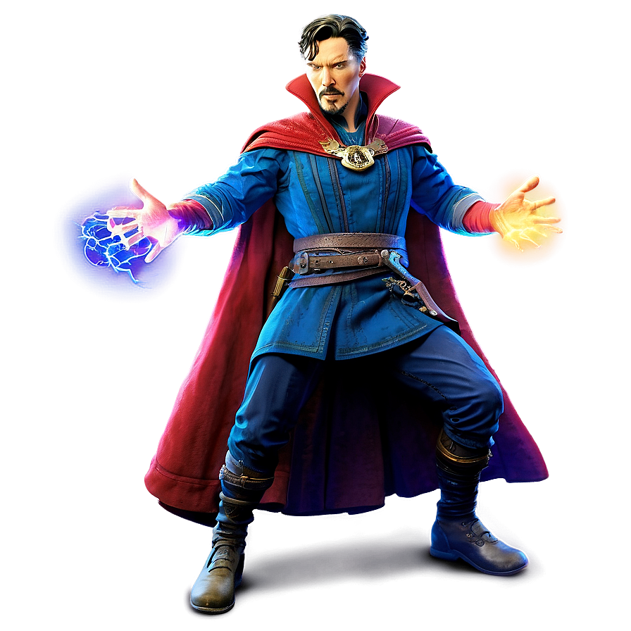 Doctor Strange In Battle Stance Png Hrl