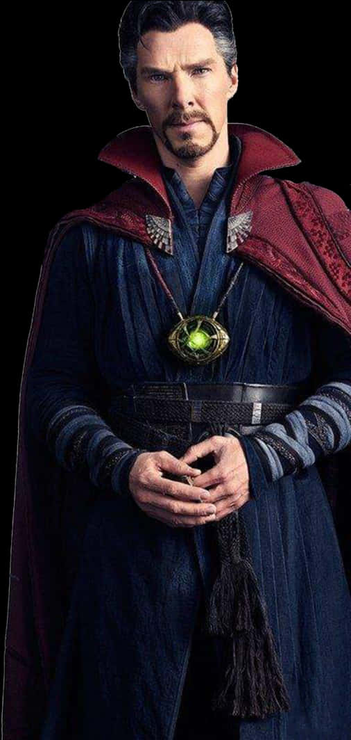 Doctor Strange Sorcerer Supreme Costume PNG with transparent background