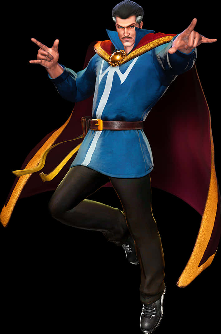 Doctor Strange Sorcerer Supreme Pose PNG with transparent background
