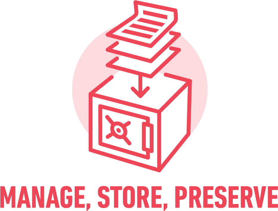 Document Management Icon PNG with transparent background