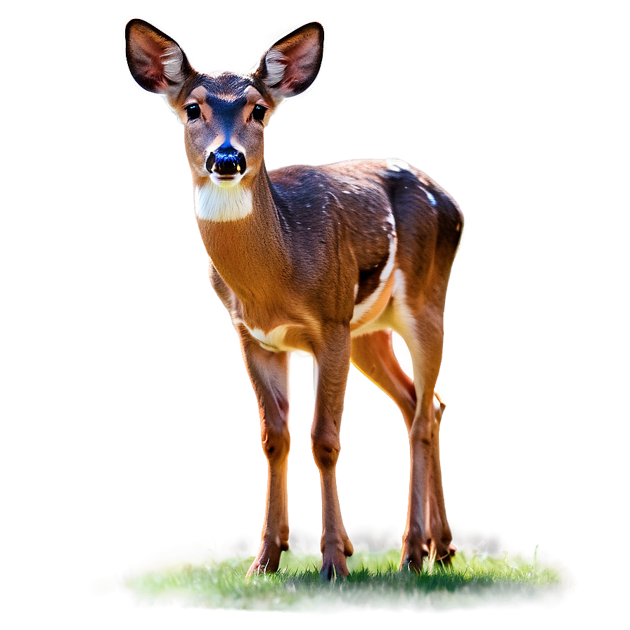 Doe With Elegant Stance Png 98