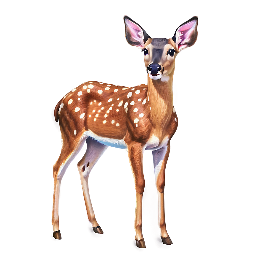 Doe With Spotted Coat Png 06292024