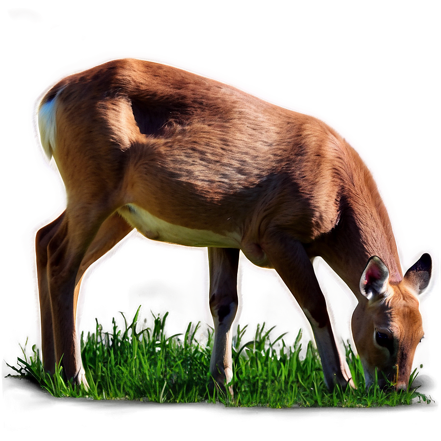 Doe With Vibrant Background Png Uvl