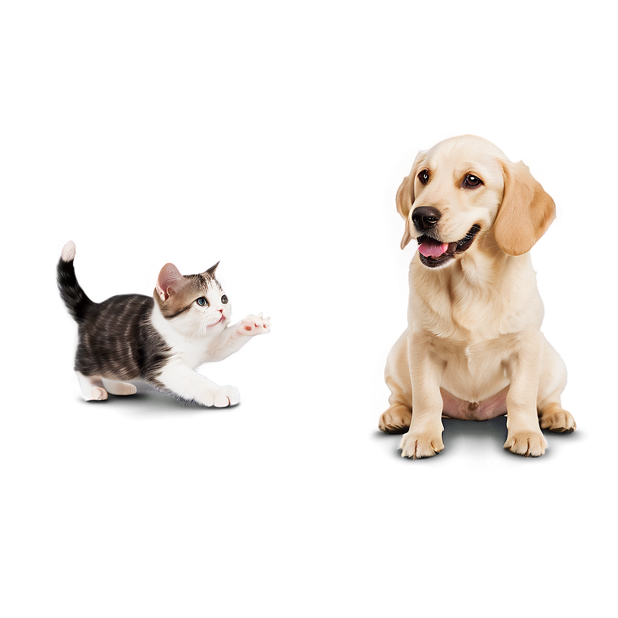 Dog And Cat Friendship Png 06242024