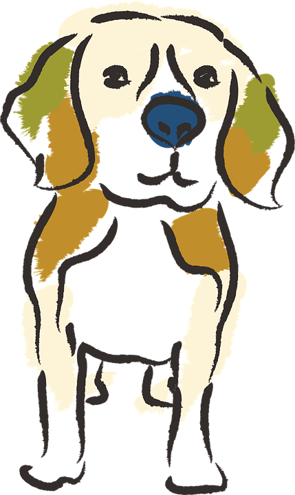 Dog, Beagle, Brush, Japanese Style, HD Png Download PNG with transparent background