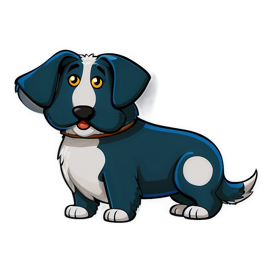 Dog Cartoon With Bone Png 42