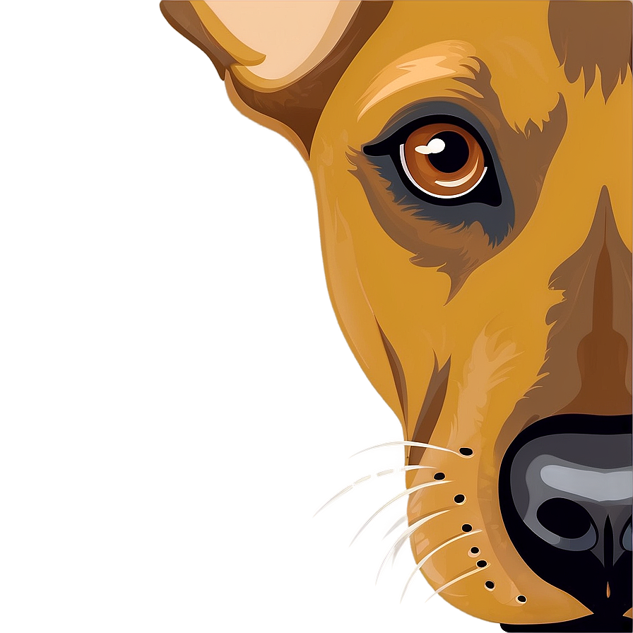 Dog Face Illustration PNG hjh PNG image with a transparent background, free high-resolution download